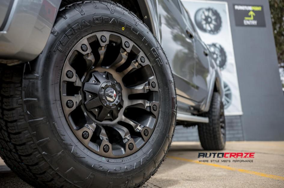 MITSUBISHI TRITON VAPOR BLACK MACHINED WITH DARK TINT